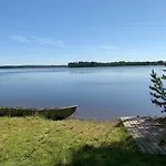 Private Lakefront Log In Lapland With Sauna Ranua