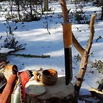 Villa Private Lakefront Log In Lapland With Sauna Ranua