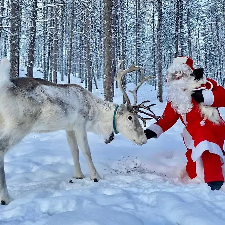 Private Lakefront Log In Lapland With Sauna *