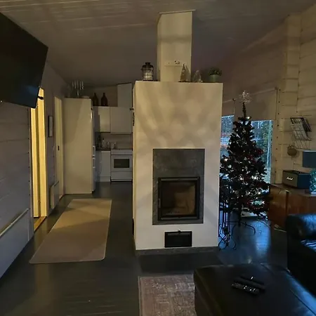 Villa Private Lakefront Log In Lapland With Sauna Ranua