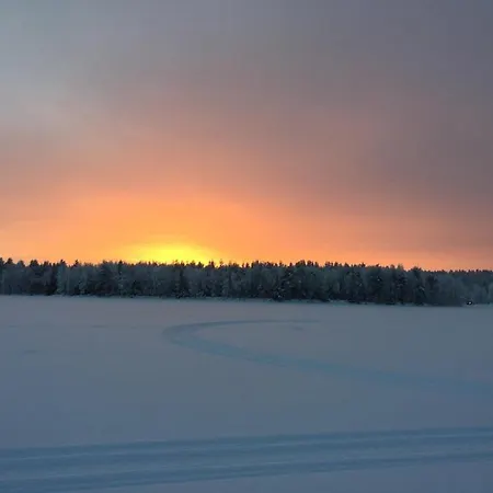 Private Lakefront Log In Lapland With Sauna Villa Ranua
