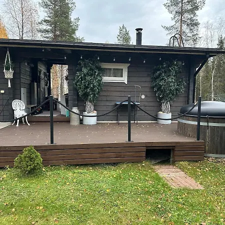 Private Lakefront Log In Lapland With Sauna Villa *