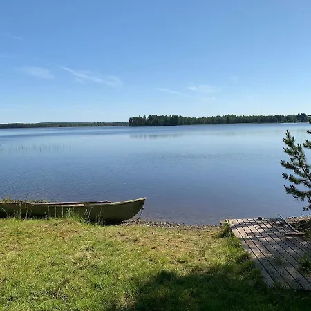 Private Lakefront Log In Lapland With Sauna Ranua