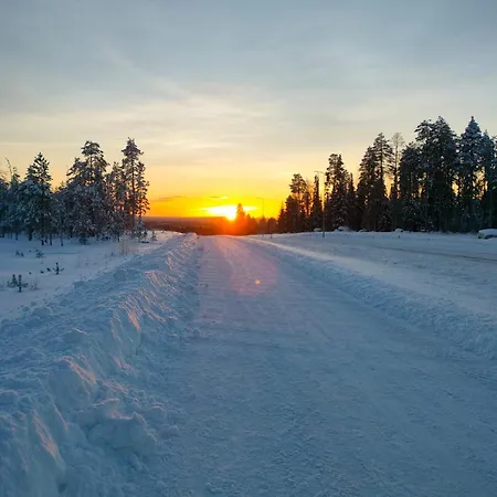 Villa Private Lakefront Log In Lapland With Sauna *