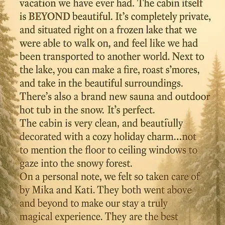 Private Lakefront Log In Lapland With Sauna Villa *