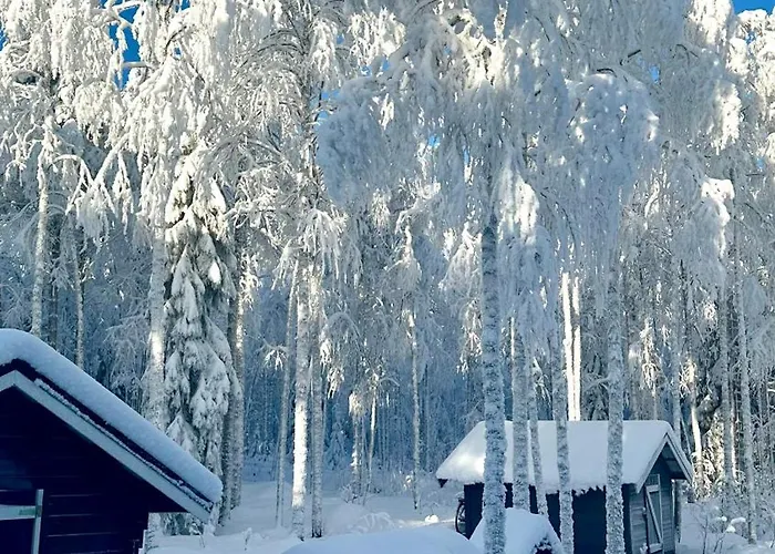 Private Lakefront Log In Lapland With Sauna